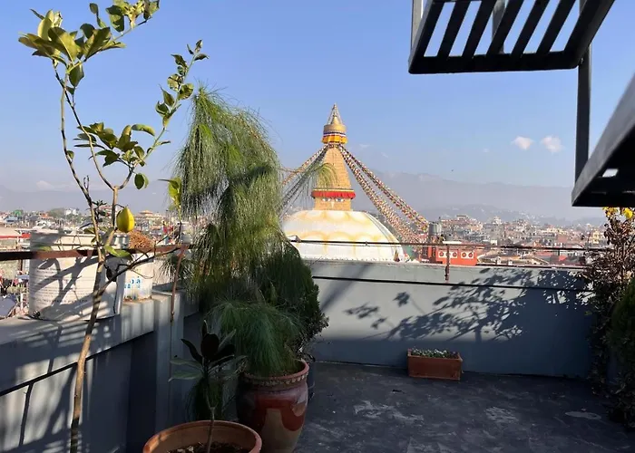 Apartamento Rooftop Front Boudha View Katmandú